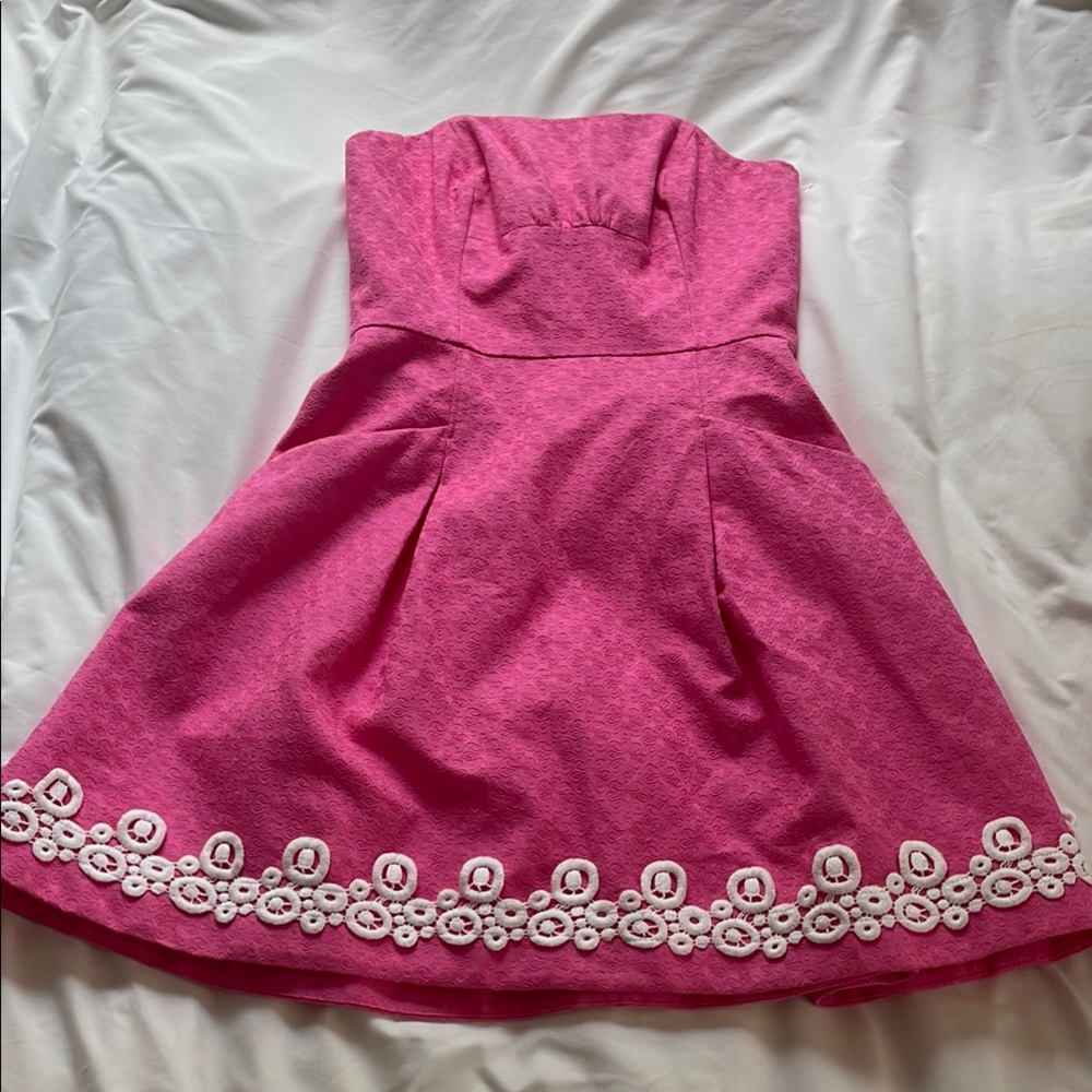 Lily Pulitzer strapless dress